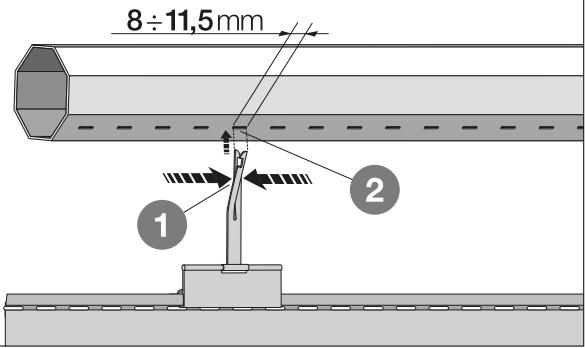 NICE HOME RMEKIT AXS 3017 - - Per una lunghezza di tubo compresa tra 1801 mm e 2600 mm - 22