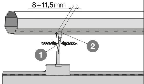 NICE HOME RMEKIT AXS 3017 - - For a tube length between 1801 ~mm and 2600 ~mm - 22