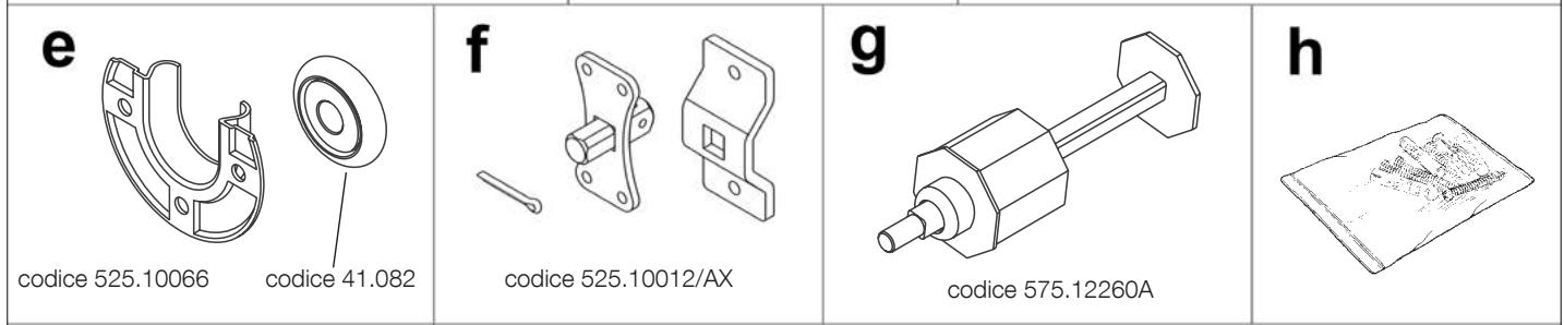 NICE HOME RMEKIT AXS 3017 - - COMPONENTI PRESENTI NEL KIT - 2