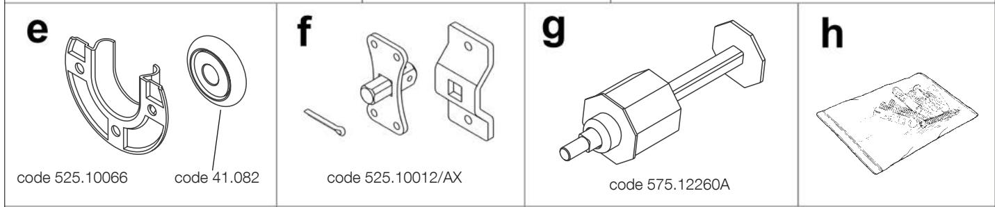 NICE HOME RMEKIT AXS 3017 - - COMPOSANTS PRÉSENTS DANS LE KIT - 2