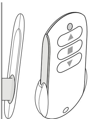 NICE HOME RMEKIT AXS 3017 - INSTALLATION AU MUR DU SUPPORT POUR L'ÉMETTEUR DE COMMANDE - 2