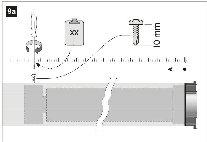 NICE HOME RMEKIT AXS 3017 - - Per una lunghezza di tubo compresa tra 1801 mm e 2600 mm - 10