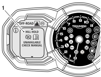 TRIUMPH Explorer XCA - 2018 - Désactivation - 2