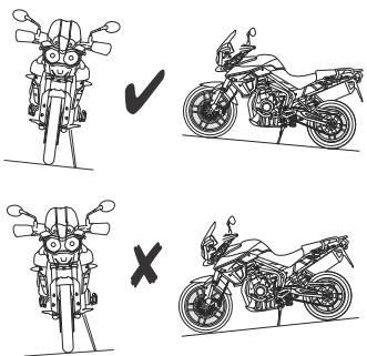 TRIUMPH Tiger XCA, Tiger XCX, Tiger XR, Tiger XRT, Tiger XRX et Tiger XRX-LRH - Avertissement - 1