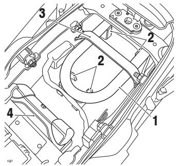 TRIUMPH Tiger XCA, Tiger XCX, Tiger XR, Tiger XRT, Tiger XRX et Tiger XRX-LRH - Emplacement de rangement du verrou antivol accessoire triumph d-lock - 1