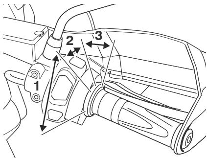 TRIUMPH Tiger XCA, Tiger XCX, Tiger XR, Tiger XRT, Tiger XRX et Tiger XRX-LRH - Commutateur de feux antibrouillard (le cas échéant) - 1