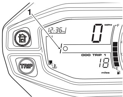 TRIUMPH Tiger XCA, Tiger XCX, Tiger XR, Tiger XRT, Tiger XRX et Tiger XRX-LRH - Affichage de position de boîte de vitesses - 2