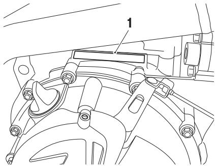 TRIUMPH Tiger XCA, Tiger XCX, Tiger XR, Tiger XRT, Tiger XRX et Tiger XRX-LRH - Numéro d'identification du véhicule - 1