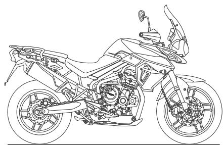 TRIUMPH Tiger XCA, Tiger XCX, Tiger XR, Tiger XRT, Tiger XRX et Tiger XRX-LRH - Tiger XCA, tiger xcx, tiger XR, tiger xrt, tiger xrx et tiger xrx-lrh - 1