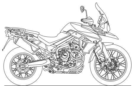 TRIUMPH Tiger XCA, Tiger XCX, Tiger XR, Tiger XRT, Tiger XRX et Tiger XRX-LRH - Tiger XCA, tiger xcx, tiger XR, tiger xrt, tiger xrx et tiger xrx-lrh - 2