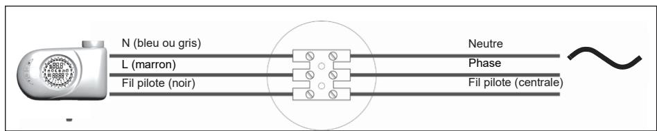 ACOVA TWEED - PRINCIPLE DE RACCORDEMENT AVEC FIL PILOTÉ : (Seulement pour les versions de produits équipées de Fil-Pilote) - 1