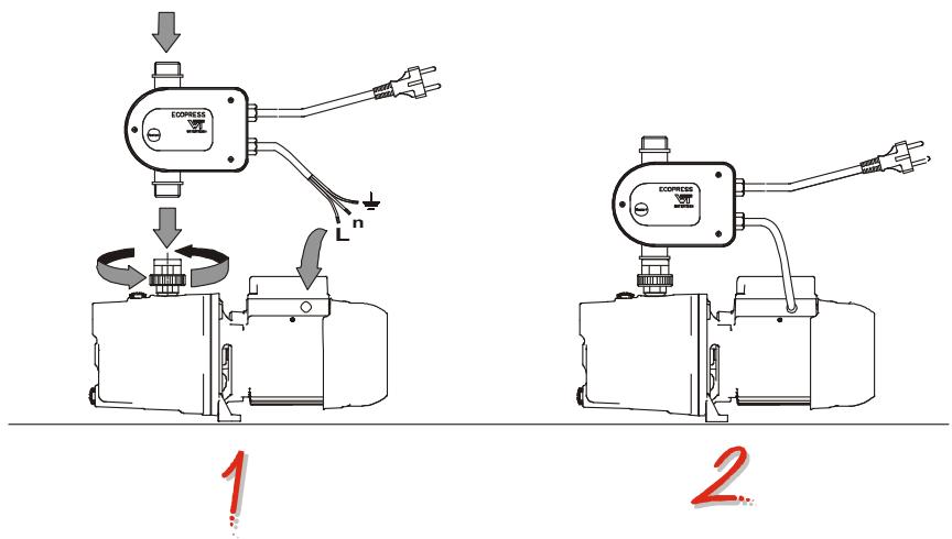 TALLAS G100 4500 L/H - INSTRUÇÉS PARA A MONTAGEM DO ECOPRESS. - 1