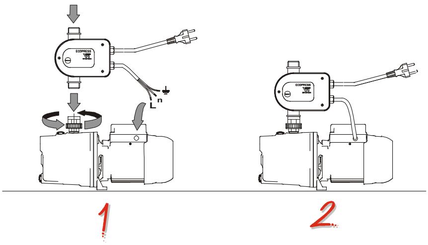TALLAS G100 4500 L/H - INSTRUCCIONES PARA EL MONTAJE DE ECOPRESS. - 1