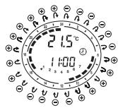 DELTACALOR STENDINO - b) Configuration du programme pour le mode Chrono - 1