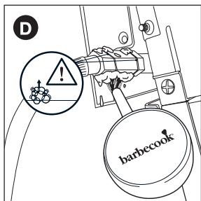 BARBECOOK SIESTA 412 - Para verificar fugas de gás - 6