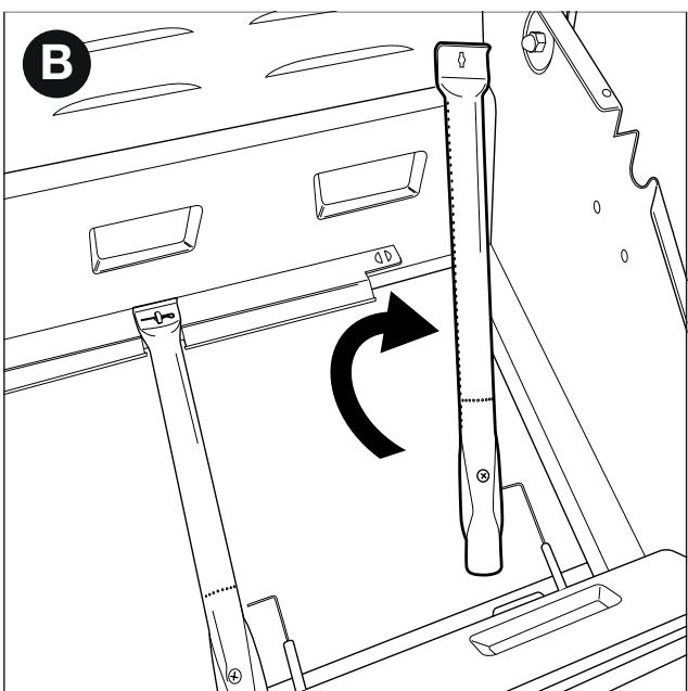 BARBECOOK SIESTA 412 - DE BRANDERS EN VENTURIBUIZEN SCHOONMAKEN - 2