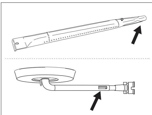 BARBECOOK SIESTA 412 - Venturiho trubice - 1
