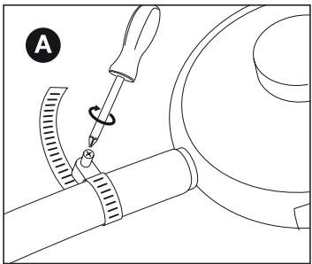 BARBECOOK SIESTA 412 - Anschlieben des Schlauchs und der Flasche an das Ventil - 1