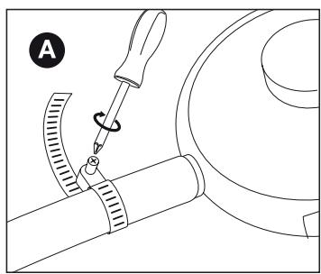 BARBECOOK SIESTA 412 - Tilslutning af slangen og gasflaskentil regulatoren - 1