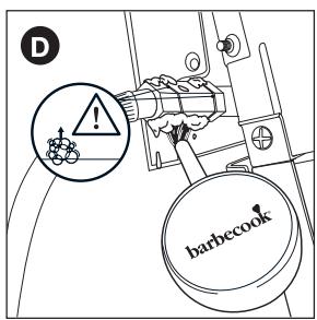 BARBECOOK SIESTA 412 - So prüfen Sie auf Gaslecks - 5