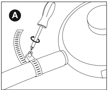 BARBECOOK SIESTA 412 - Anslutning av slangen och cylindern till regulator - 1