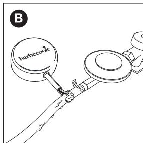 BARBECOOK SIESTA 412 - Gaasilekete kontrollimiseks - 4