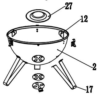 BARBECOOK OSKAR S - Oskar L - 8