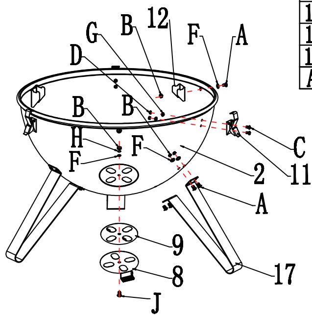 BARBECOOK OSKAR S - Oskar L - 50