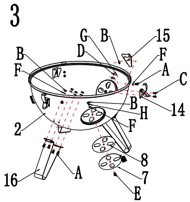 BARBECOOK OSKAR M OSKAR L - Oskar M - 34