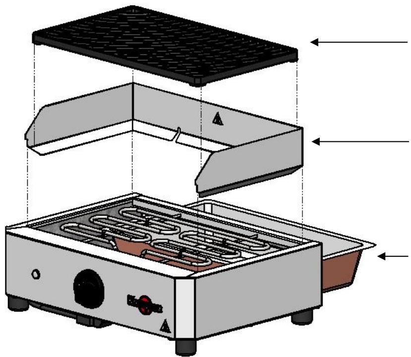 KRAMPOUZ Mythic GECIM1 - GECIM2 - ASG1 - KHEA05 - GECIF2 - Assembly instructions : - 1