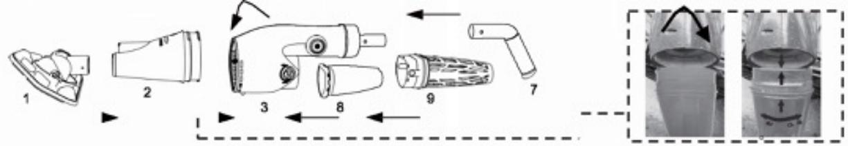 GRE VCB50 - Handle assembly - 1
