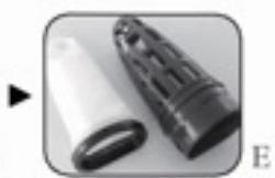 GRE VCB50 - Reinigung des Standardfilters (A-B-C-D-E): - 5