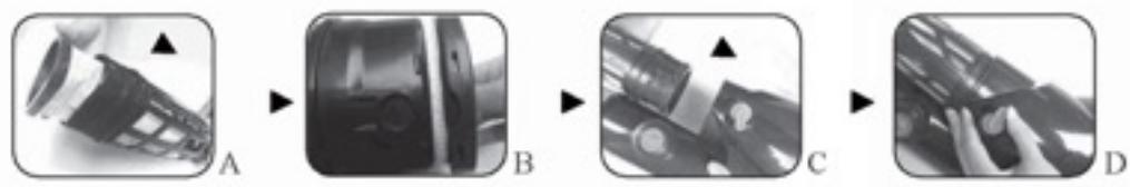 GRE VCB50 - Como montar el filtrostickar - 1