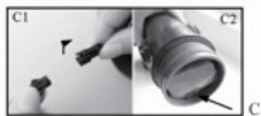 GRE VCB50 - Passaggi per sostituire la batteria - 3