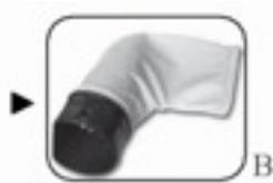 GRE VCB50 - Hur man monterar den lilla mikrofilterpåsen aller den större mikrofilterpåsen - 2