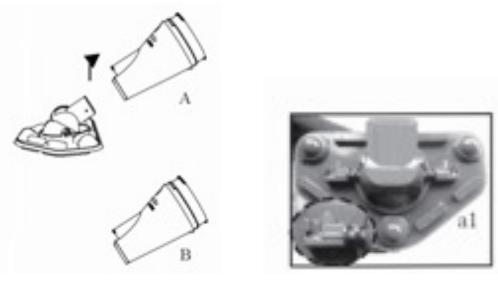 GRE VCB50 - Montaje del c眩zal pivotante - 1