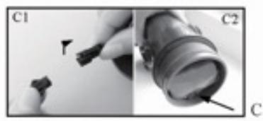 GRE VCB50 - Étapele schimbării bateriei - 3