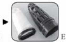 GRE VCB50 - Postup Čišteńí standardního filtru (A-B-C-D-E): - 1