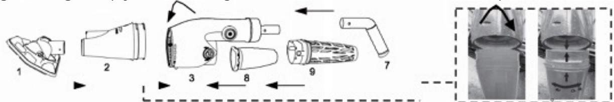 GRE VCB50 - Handvat monteren - 1