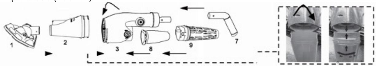 GRE VCB50 - Montagem do mango - 1