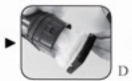 GRE VCB50 - Reinigung des Standardfilters (A-B-C-D-E): - 4