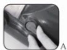 GRE VCB50 - Reinigungsschritte des kleinen oder grossen Mikrofilterbeutels (A-B-C-D): - 1