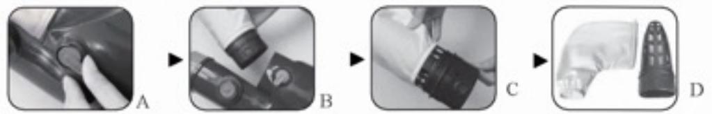 GRE VCB50 - Curățarea dispositivului de curățare după'utilizarea dispositivului de curățare electric - 3