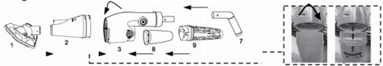 GRE VCB50 - Handtagsmontering - 1