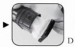 GRE VCB50 - (1)The cleaning steps of standard filter bag(A-B-C-D-E): - 4