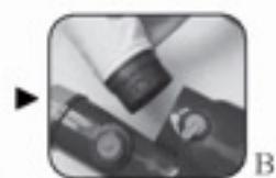 GRE VCB50 - Reinigungsschritte des kleinen oder grossen Mikrofilterbeutels (A-B-C-D): - 2