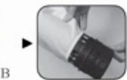 GRE VCB50 - The cleaning steps of small micro filter bag or bigger micro filter bag (A-B-C-D): - 3