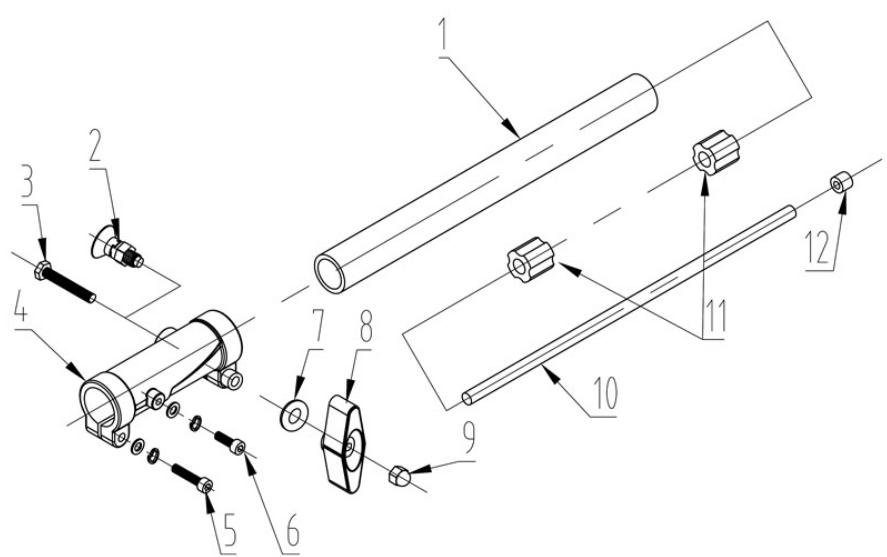 STERWINS PBC1-26L-AB.2 - PBC1-ACC.2 - VUE Éclatée avec LISTE des pieçes (TUBE d'extension TET01) - 1