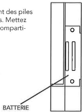 RAIN D-DIAL COMPACT 24 VAC - Installation des piles - 2