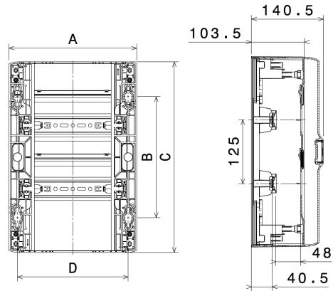 LEGRAND DRIVIA 18 MODULES - COTES D'ENCOMBREMENT - 1